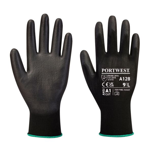 A128 PU Palm Glove Latex Free (Retail Pack) Thumbnail