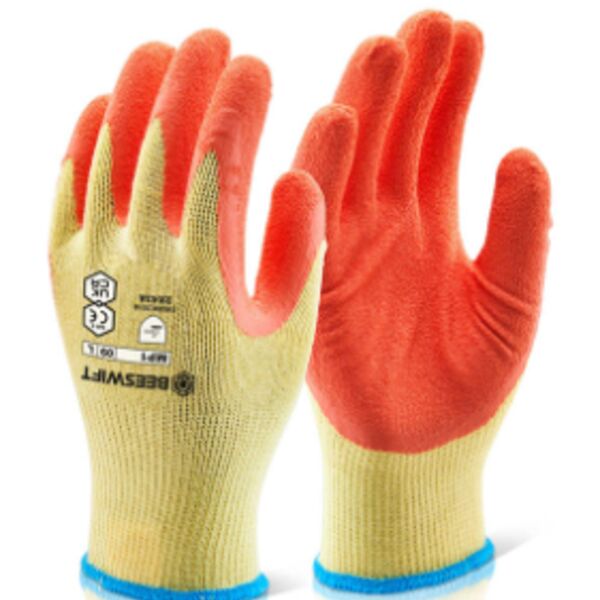 M/P Orange Latex P/C Glove Thumbnail
