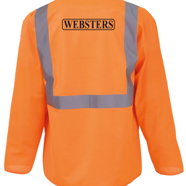HVJ800 Hi-Vis Executive Long Sleeve Waistcoat Thumbnail