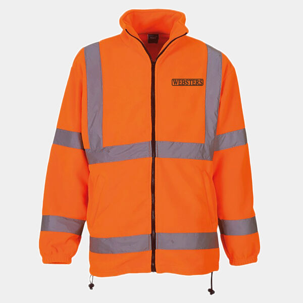 YK042 Hi-Vis Heavyweight Fleece Jacket Thumbnail