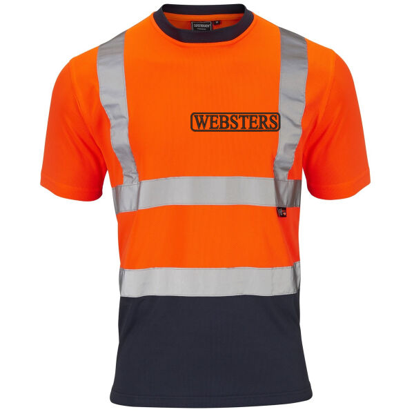 H137 Hi Vis Two Tone T-Shirt Thumbnail