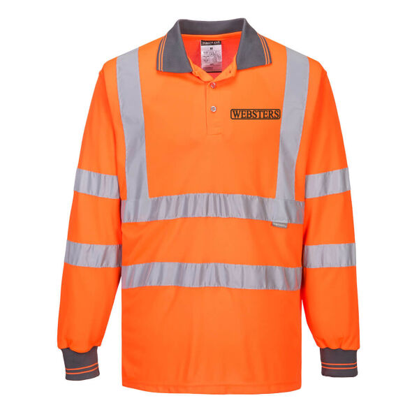S277 Hi Vis Poloshirt Long Sleeve Thumbnail